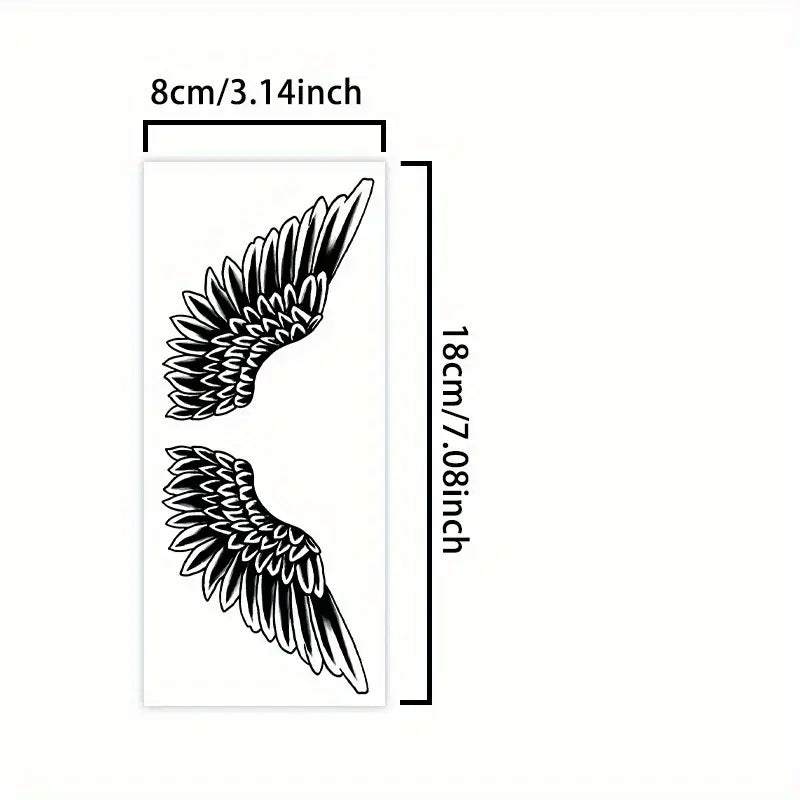 Angel Wing Temporary Tattoo Stickers