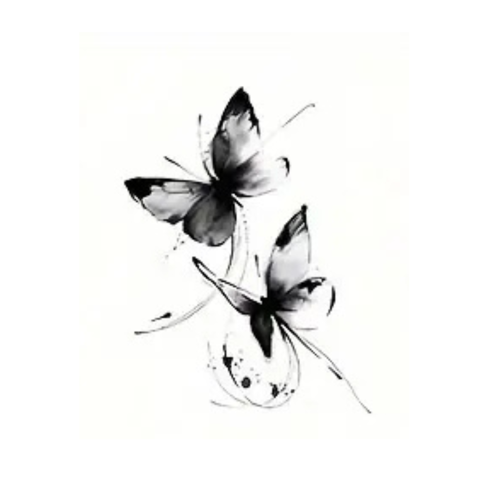Butterfly Tattoos, Waterproof Semi-Permanent