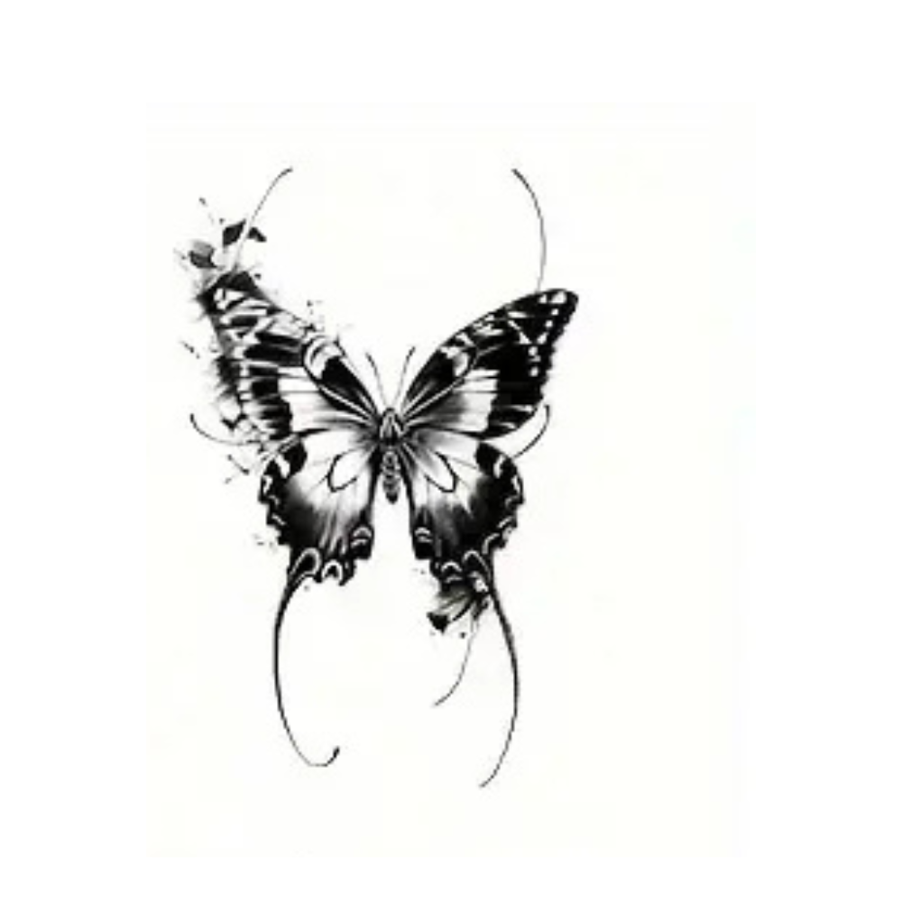 Butterfly Tattoos, Waterproof Semi-Permanent
