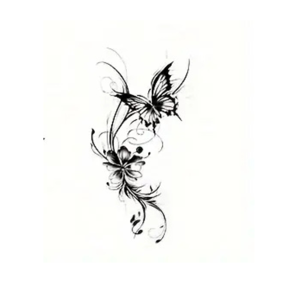 Butterfly Tattoos, Waterproof Semi-Permanent