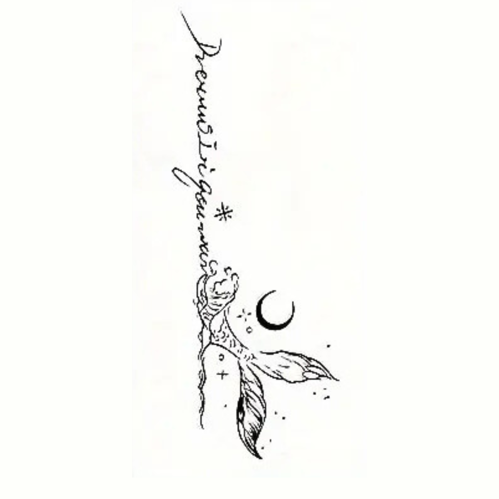 Fish Pattern Tattoo for Arms, Chest, and Back