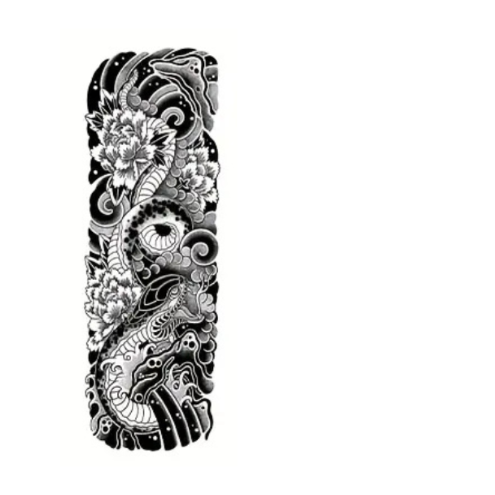 Realistic Semi-Permanent Arm Tattoo