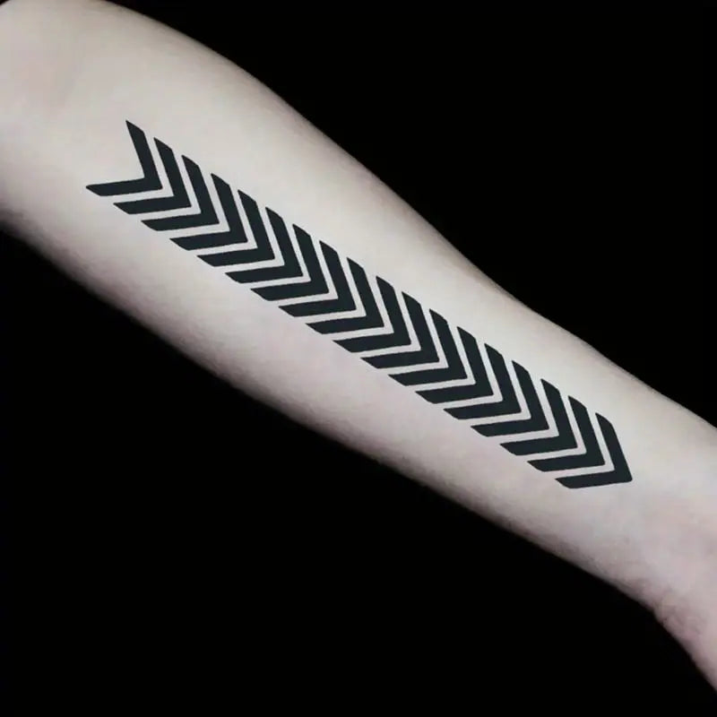 Unique Arrow Patterns Waterproof Temporary Tattoos
