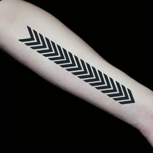 Unique Arrow Patterns Waterproof Temporary Tattoos