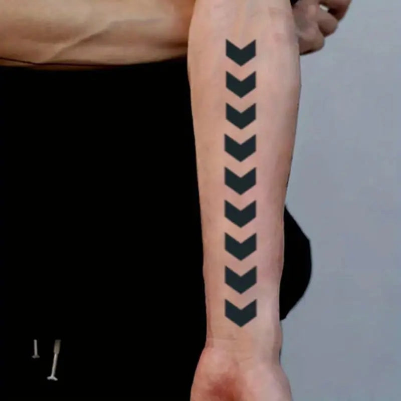 Unique Arrow Patterns Waterproof Temporary Tattoos