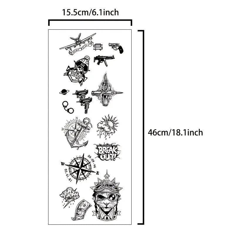 Unisex Tattoo Sleeves for Arms