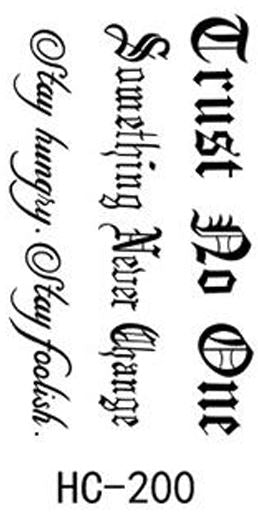 Motivation & Mindset Quote Collection | Semi-Permanent Tattoo