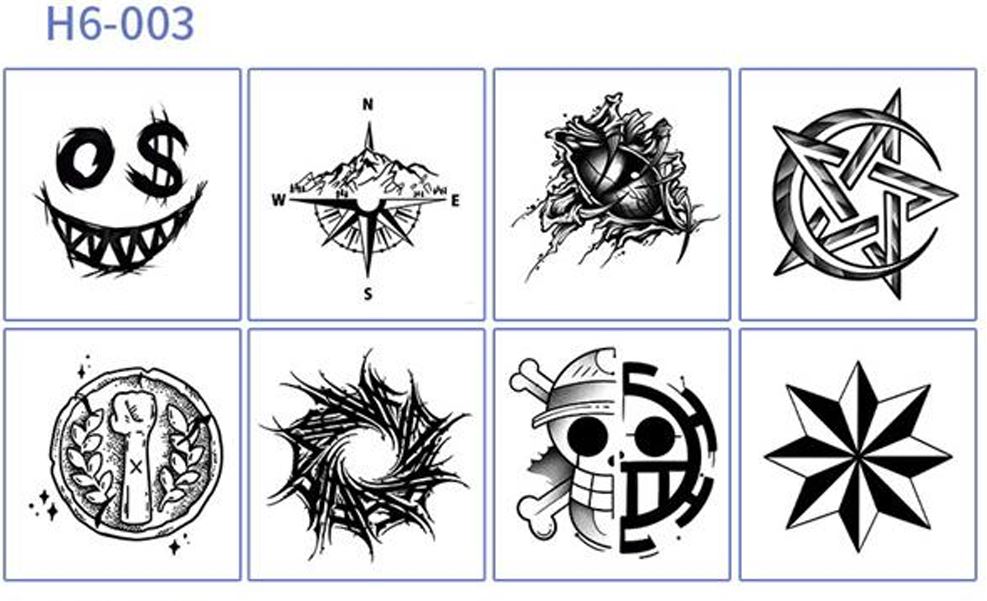 Summit Compass Navigator | Semi-Permanent Tattoo