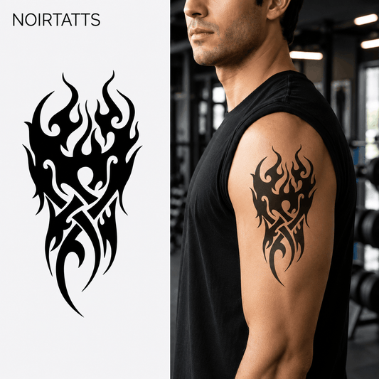 Tribal Inferno | Semi-Permanent Tattoo