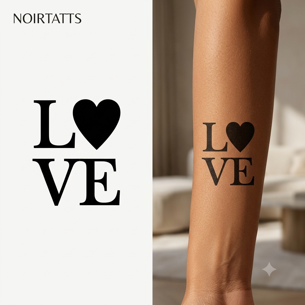 Modern Love | Semi-Permanent Tattoo