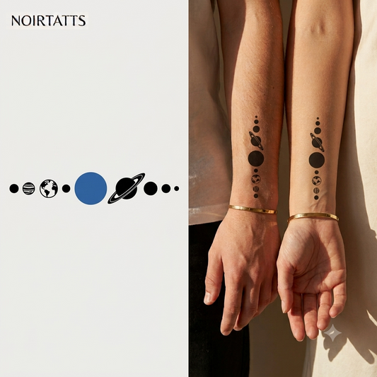 Cosmic Alignment | Semi-Permanent Tattoo