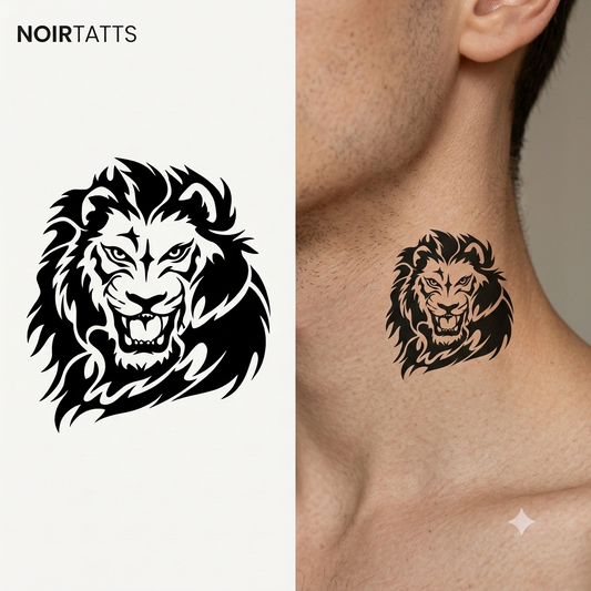 The Alpha Lion | Semi-Permanent Tattoo