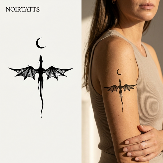 Moonlit Ascent | Semi-Permanent Tattoo