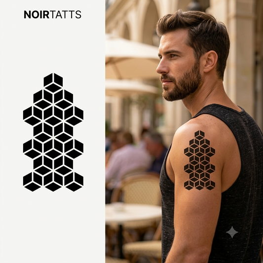 Isometric Cubes | Semi-Permanent Tattoo