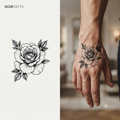 Mystic Symbols & Florals Mini-Sheet | Semi-Permanent Tattoo