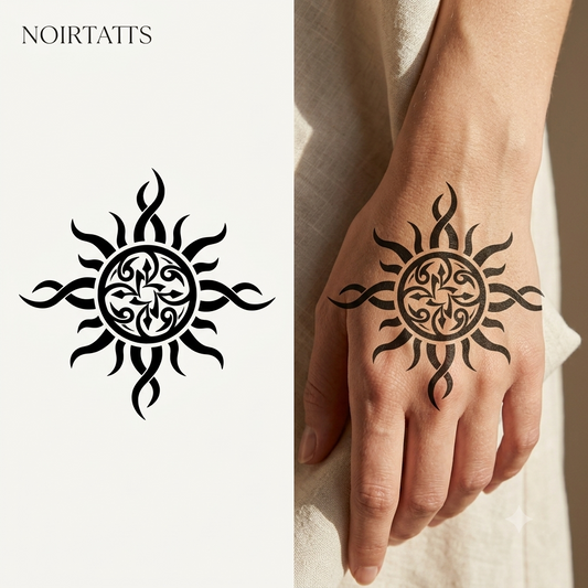 Tribal Sol | Semi-Permanent Tattoo