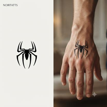 Gothic Spider | Semi-Permanent Tattoo