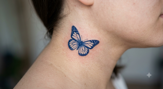 Butterfly Silhouette | Semi-Permanent Tattoo