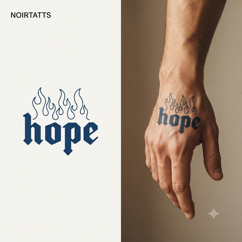 The Hope Burn | Semi-Permanent Tattoo