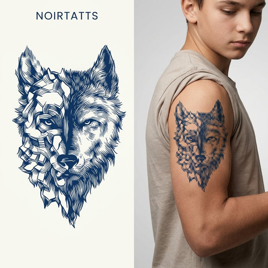 Geometric Wolf for boys