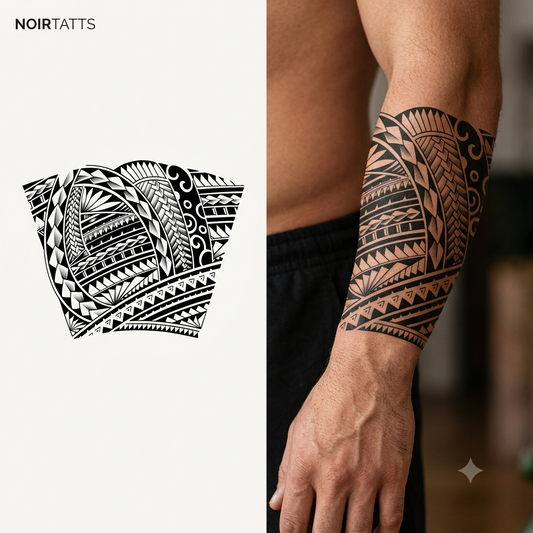 Tribal Heritage Band | Semi-Permanent Tattoo