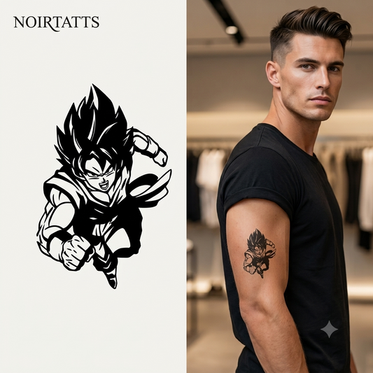 Super Saiyan Mode | Semi-Permanent Tattoo