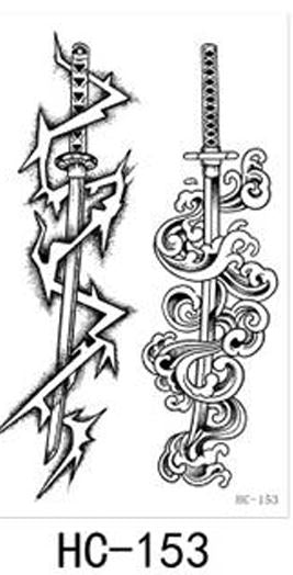 Storm & Tide Katana Duo | Semi-Permanent Tattoo