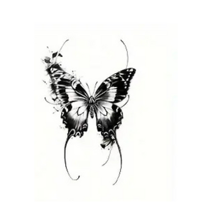 Butterfly Tattoos, Waterproof Semi-Permanent