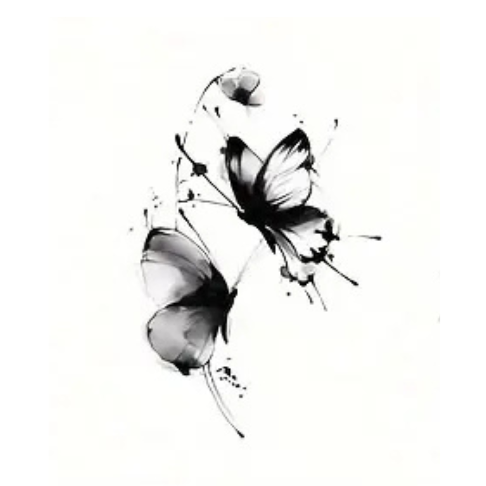 Butterfly Tattoos, Waterproof Semi-Permanent
