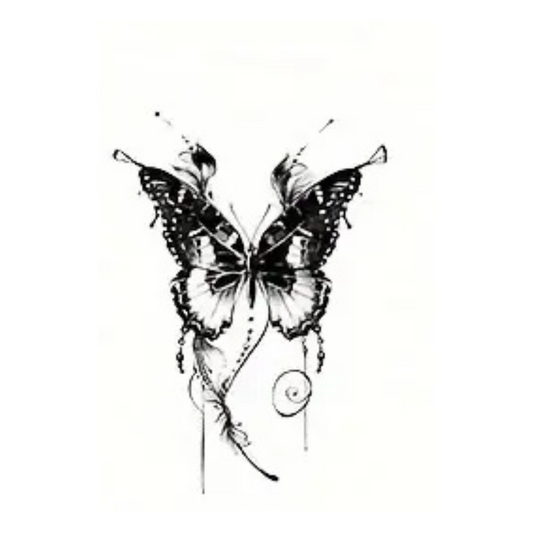 Butterfly Tattoos, Waterproof Semi-Permanent