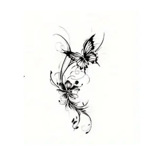 Butterfly Tattoos, Waterproof Semi-Permanent