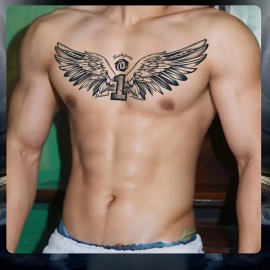 Angel Wings Temporary Tattoo