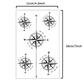 Compass Series Temporary Tattoo