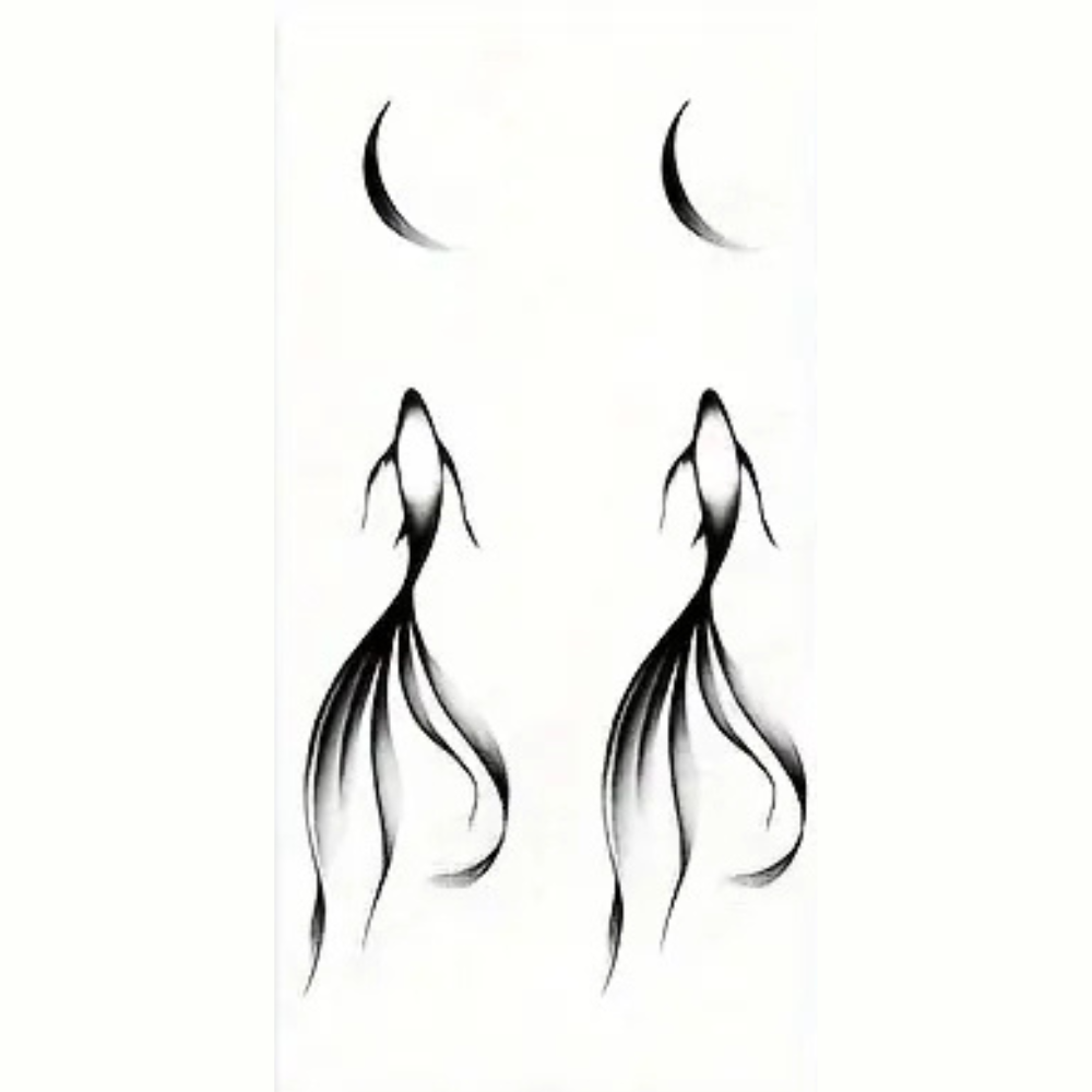 Fish Pattern Tattoo for Arms, Chest, and Back
