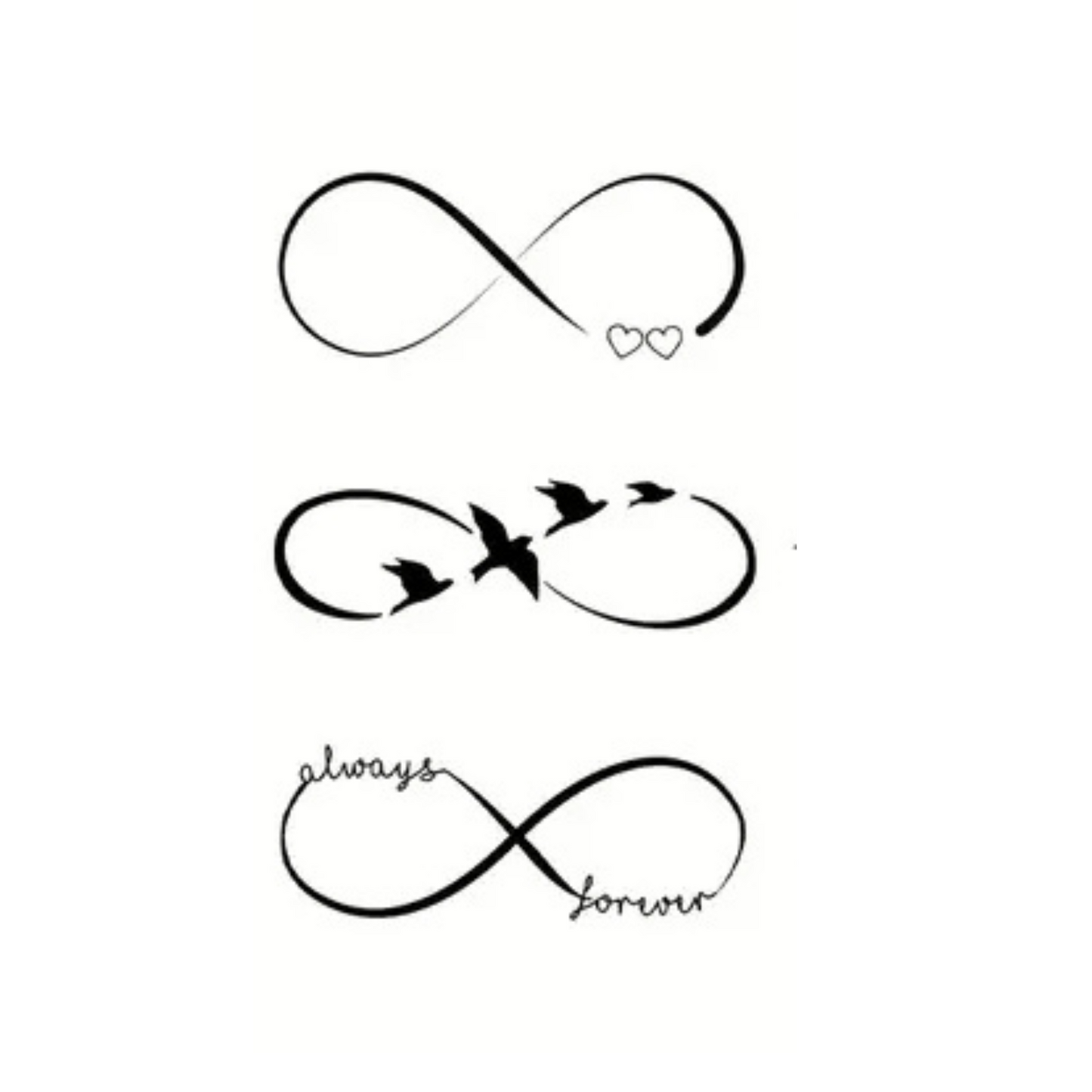 Temporary Tattoo Stickers, Infinity Symbol