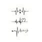 Non-Permanent ECG Heartbeat Design