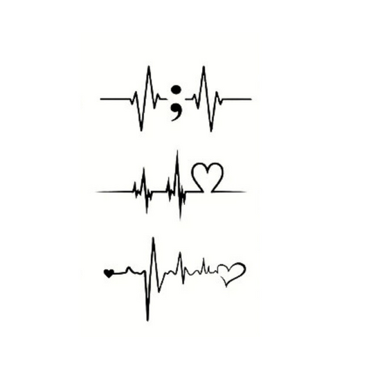 Non-Permanent ECG Heartbeat Design