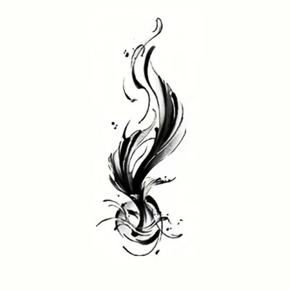 Fish Pattern Tattoo Suitable for Arms, Chest, and Back