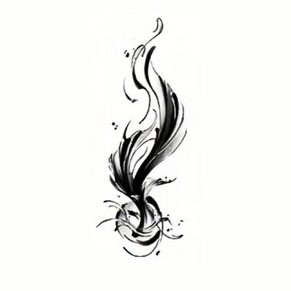 Fish Pattern Tattoo Suitable for Arms, Chest, and Back