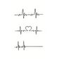 Non-Permanent ECG Heartbeat Design