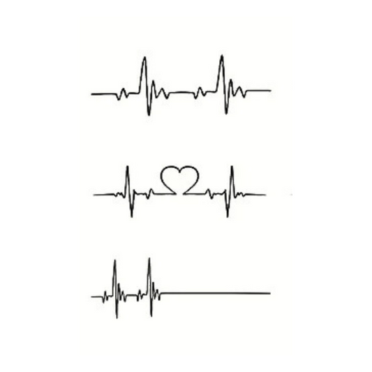 Non-Permanent ECG Heartbeat Design