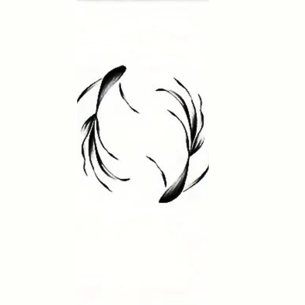 Fish Pattern Tattoo for Arms, Chest, and Back
