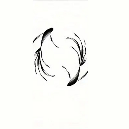 Fish Pattern Tattoo for Arms, Chest, and Back