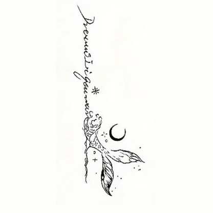 Fish Pattern Tattoo for Arms, Chest, and Back