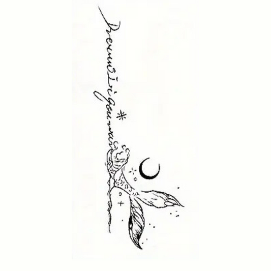 Fish Pattern Tattoo for Arms, Chest, and Back