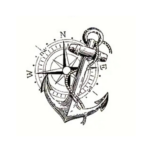 Temporary Tattoos - Anchor & Geometric Designs