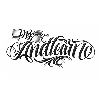Bold Large Tattoo Long-lasting Waterproof