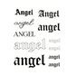 Temporary Tattoos - English Letter Design