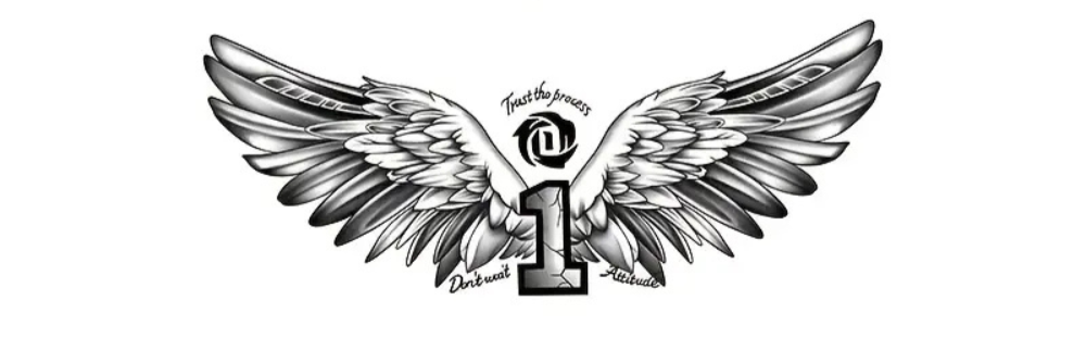 Angel Wings Temporary Tattoo