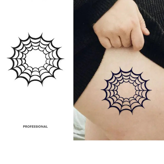 Spider Web Temporary Tattoo